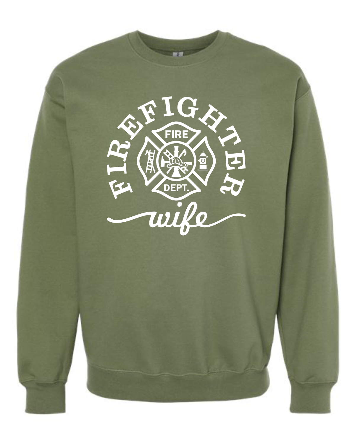Fire Wife Softstyle® Crewneck Sweatshirt