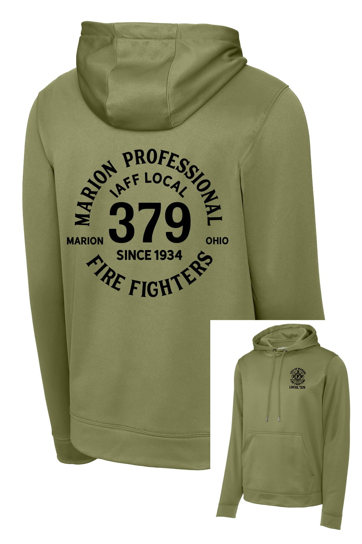 Local 379 Sport Tek Sport Wick Fleece Hoodie