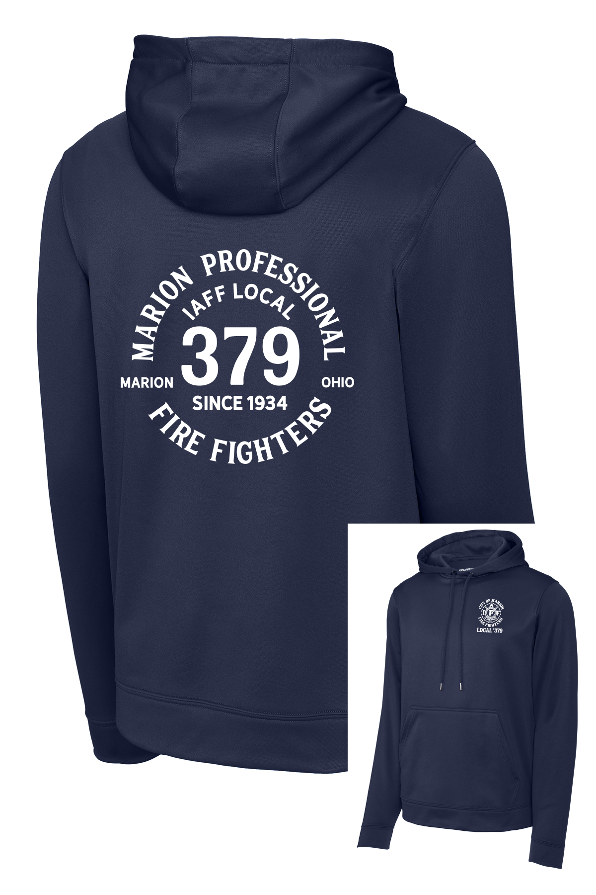 Local 379 Sport Tek Sport Wick Fleece Hoodie
