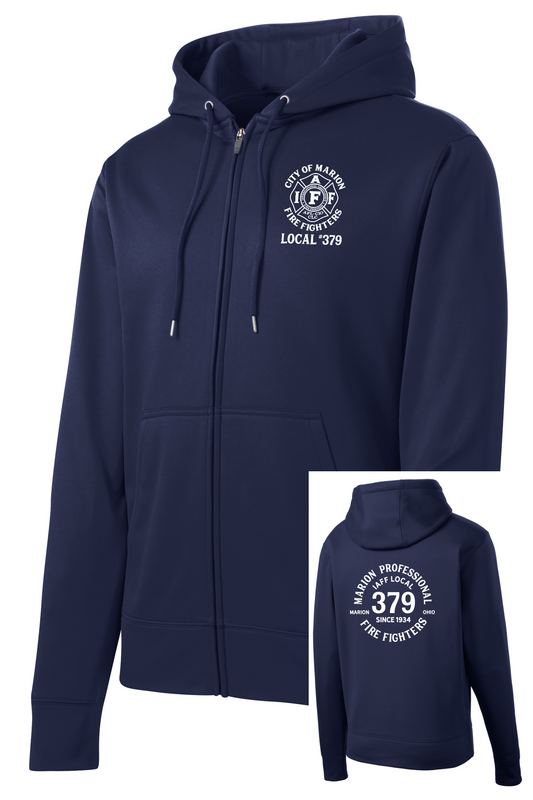 Local 379 Sport-Wick® Fleece Full-Zip Hooded Jacket
