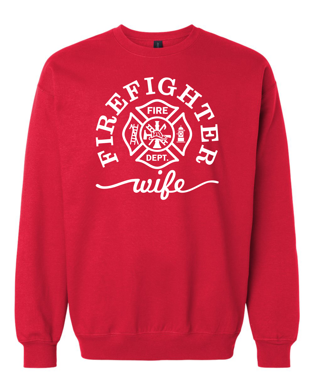 Fire Wife Softstyle® Crewneck Sweatshirt