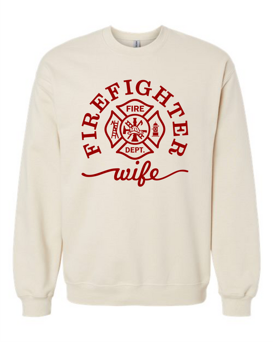 Fire Wife Softstyle® Crewneck Sweatshirt
