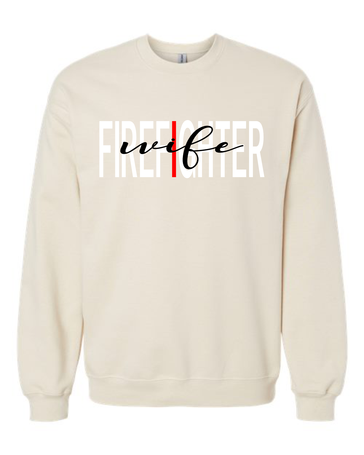 Firefighter Wife Softstyle® Crewneck Sweatshirt