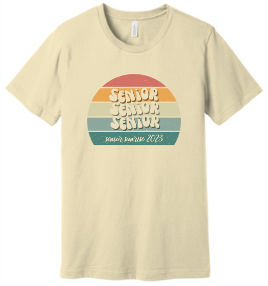 Senior Sunrise 2023 Bella Canvas T-Shirt