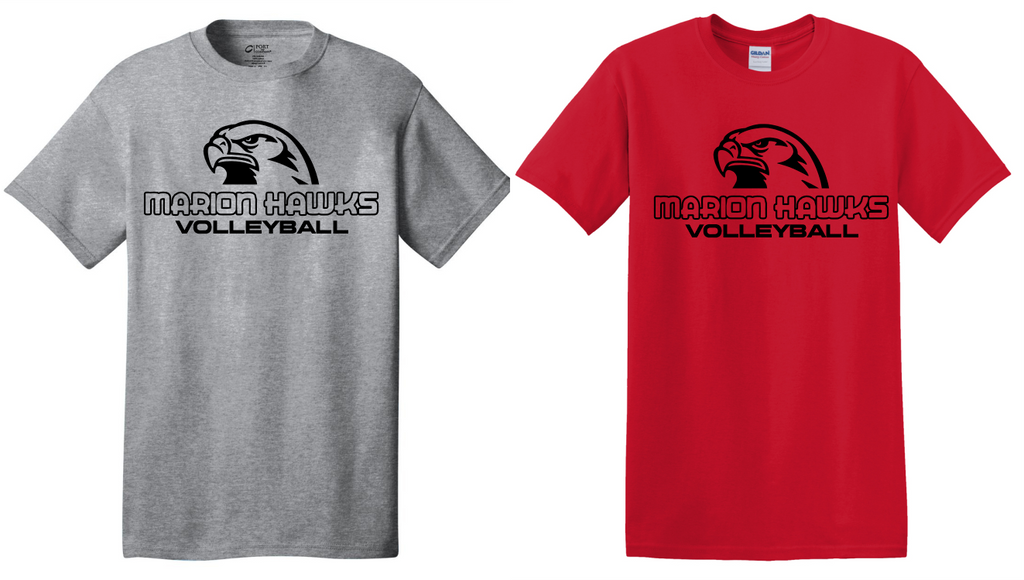 Marion Hawks Volleyball T-Shirt