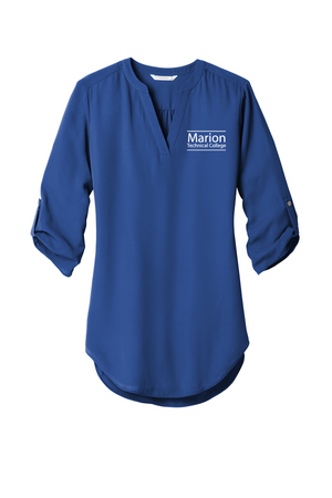 Marion Tech Ladies 3/4-Sleeve Tunic Blouse