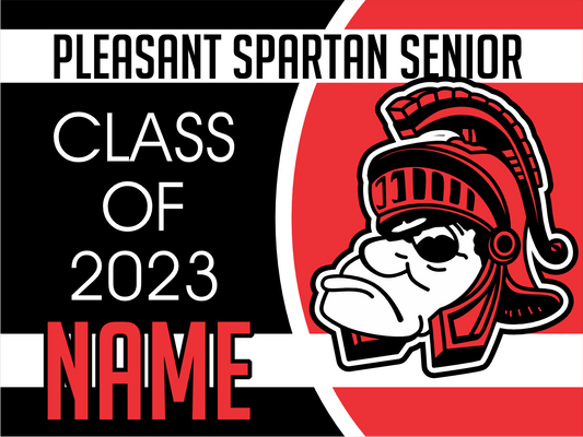 Pleasant Senior Yard Sign