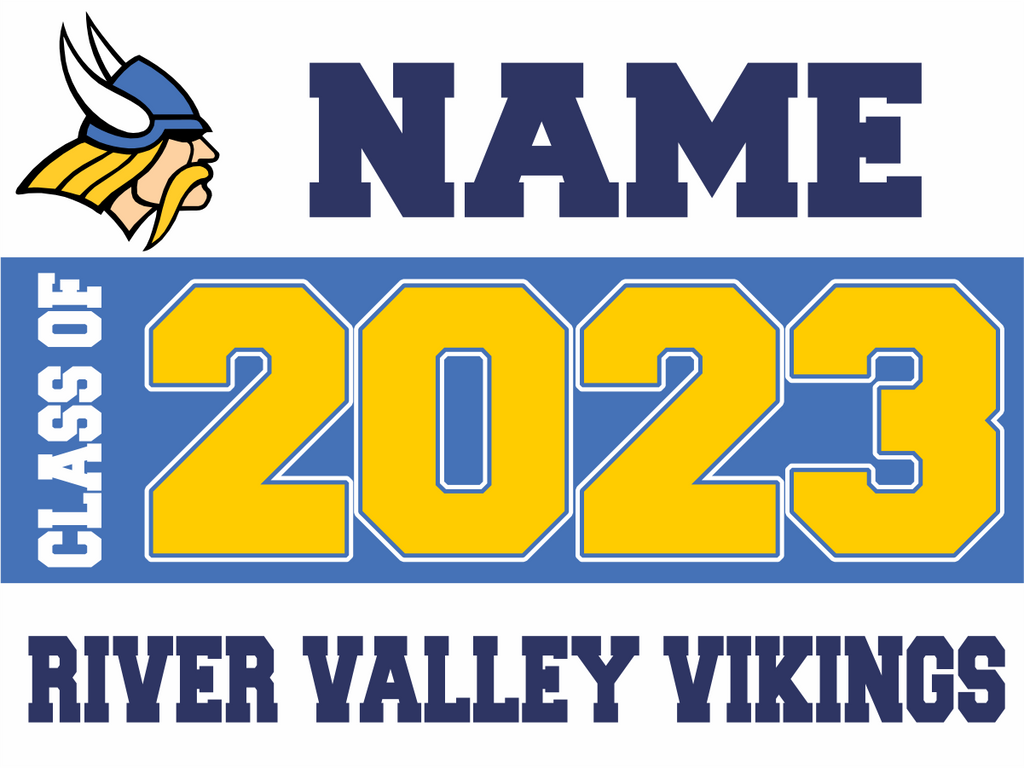 River Valley Senior Yard Sign