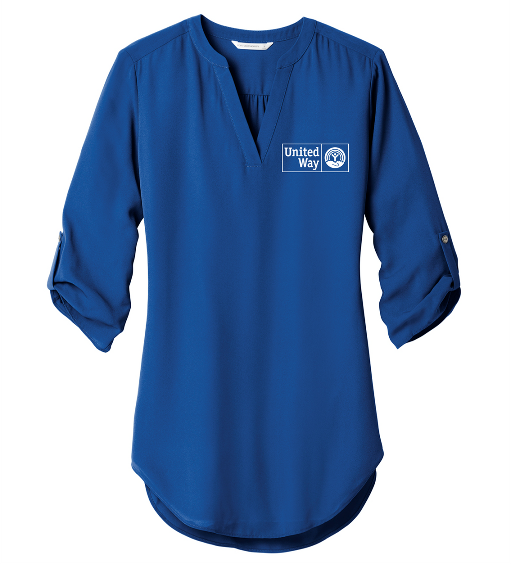 United Way Port Authority® Ladies 3/4-Sleeve Tunic Blouse