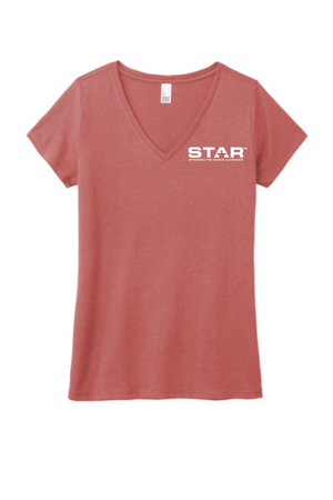 Star District Women's Perfect Tri V-Neck Tee