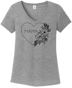 Floral Heart MAMA (soft t)