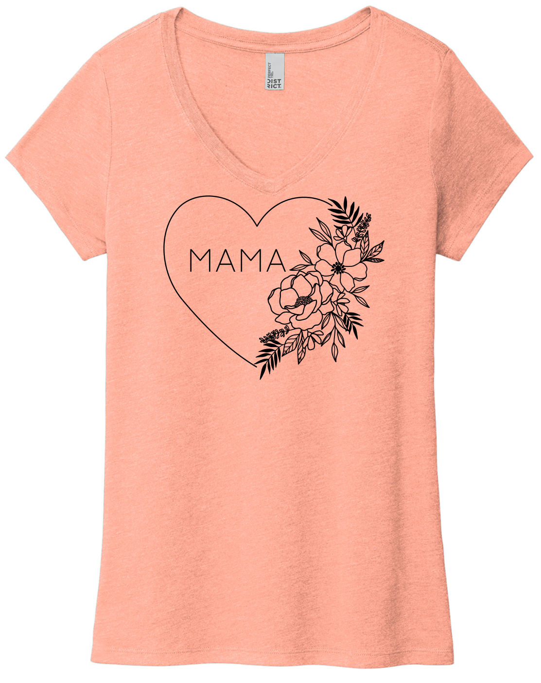 Floral Heart MAMA (soft t)