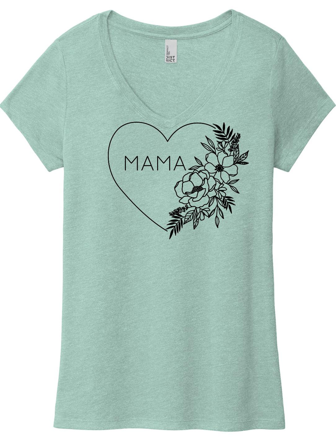 Floral Heart MAMA (soft t)