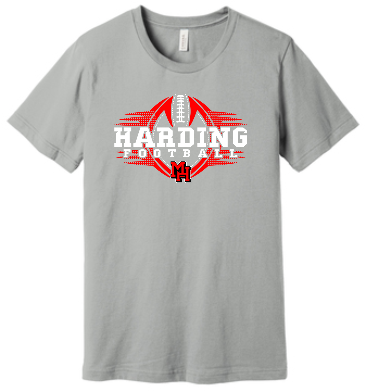 Harding Football MH Bella Canvas T-Shirt
