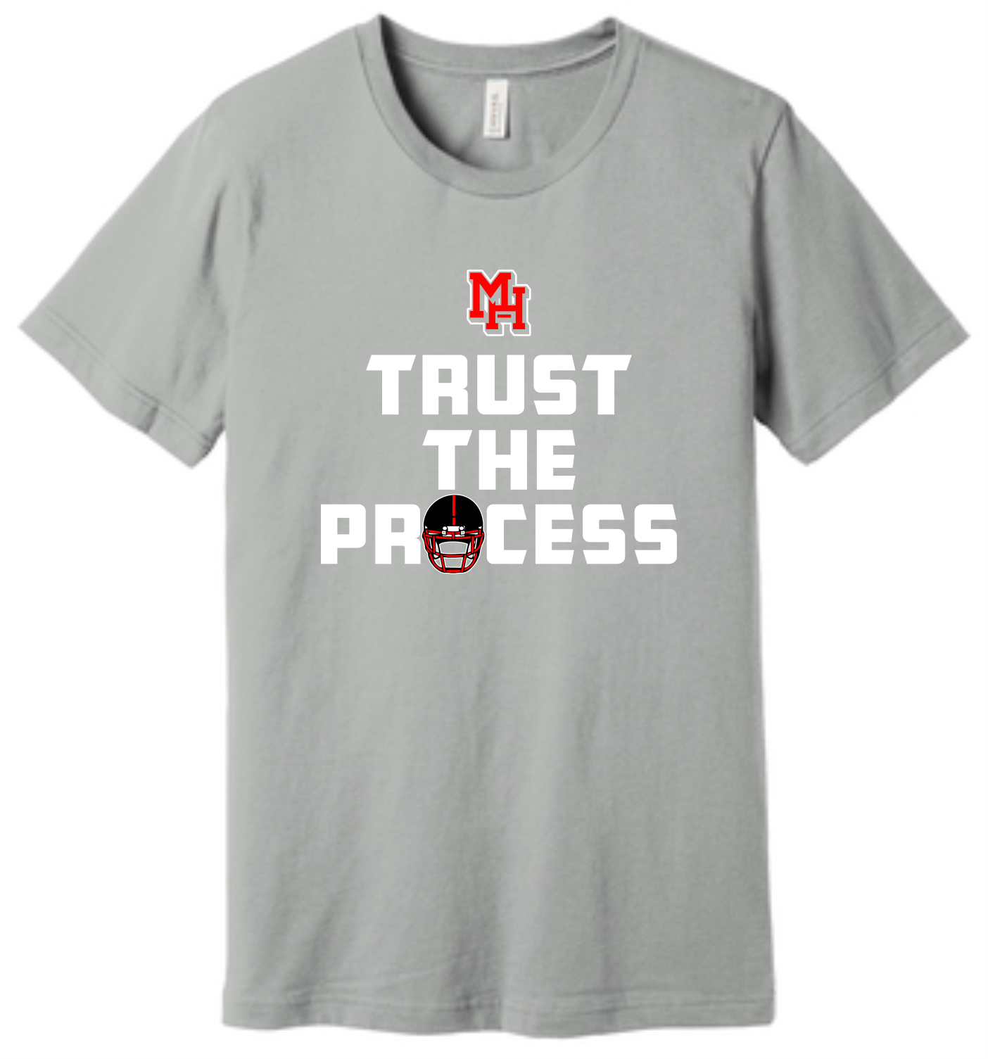 Trust the Process Harding Football Bella Canvas T-Shirt