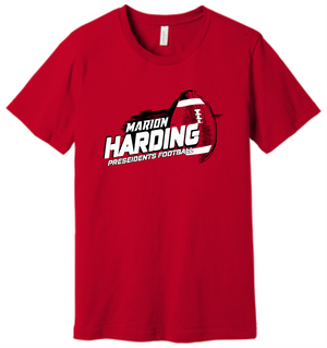 Marion Harding Football Bella Canvas T-Shirt