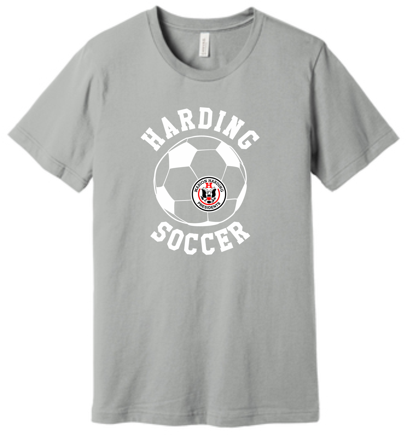 Harding Soccer w/Seal Bella Canvas T-Shirt