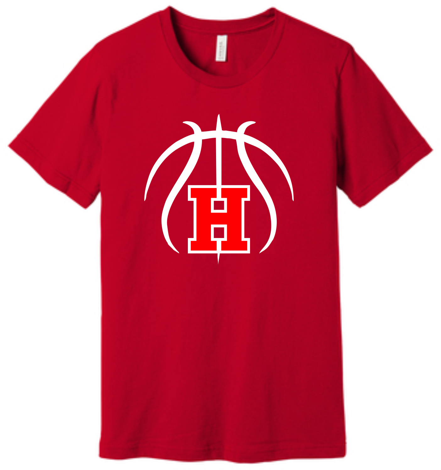 Harding H Basketball Bella Canvas T-Shirt