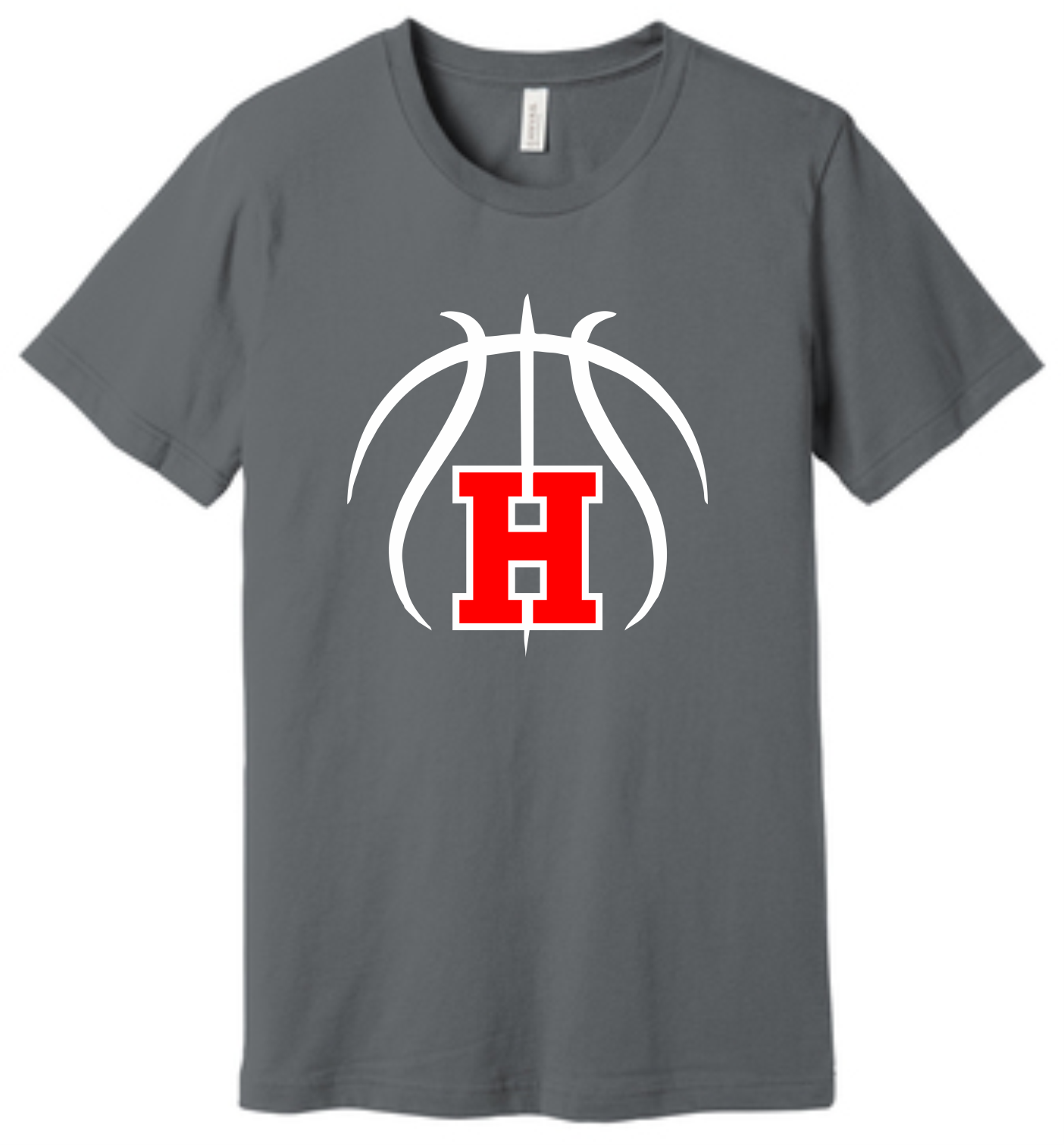 Harding H Basketball Bella Canvas T-Shirt