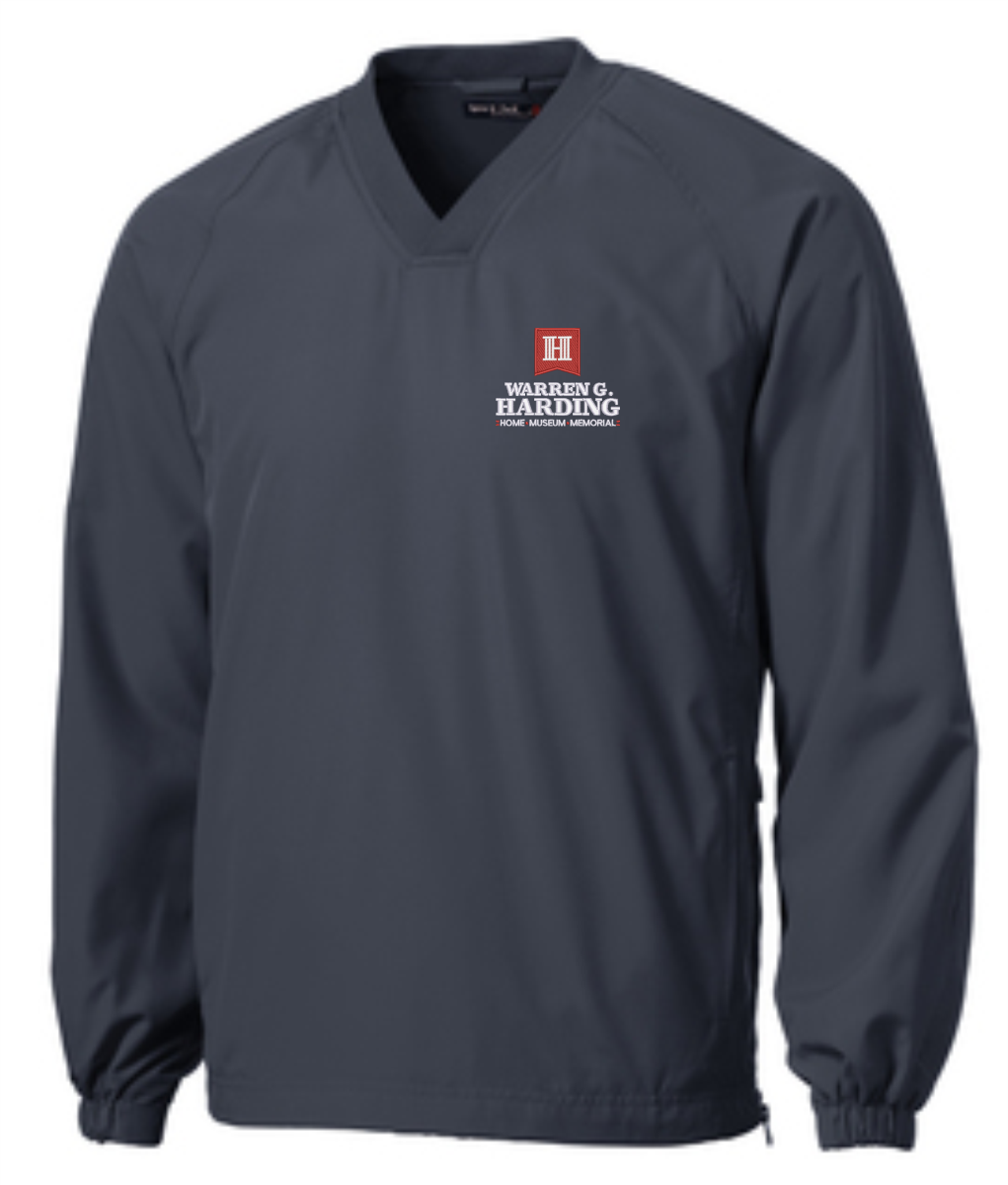 Harding Home and Sites V-Neck Raglan Wind Shirt