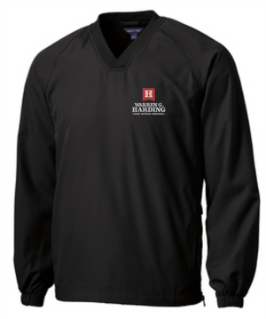 Harding Home and Sites V-Neck Raglan Wind Shirt