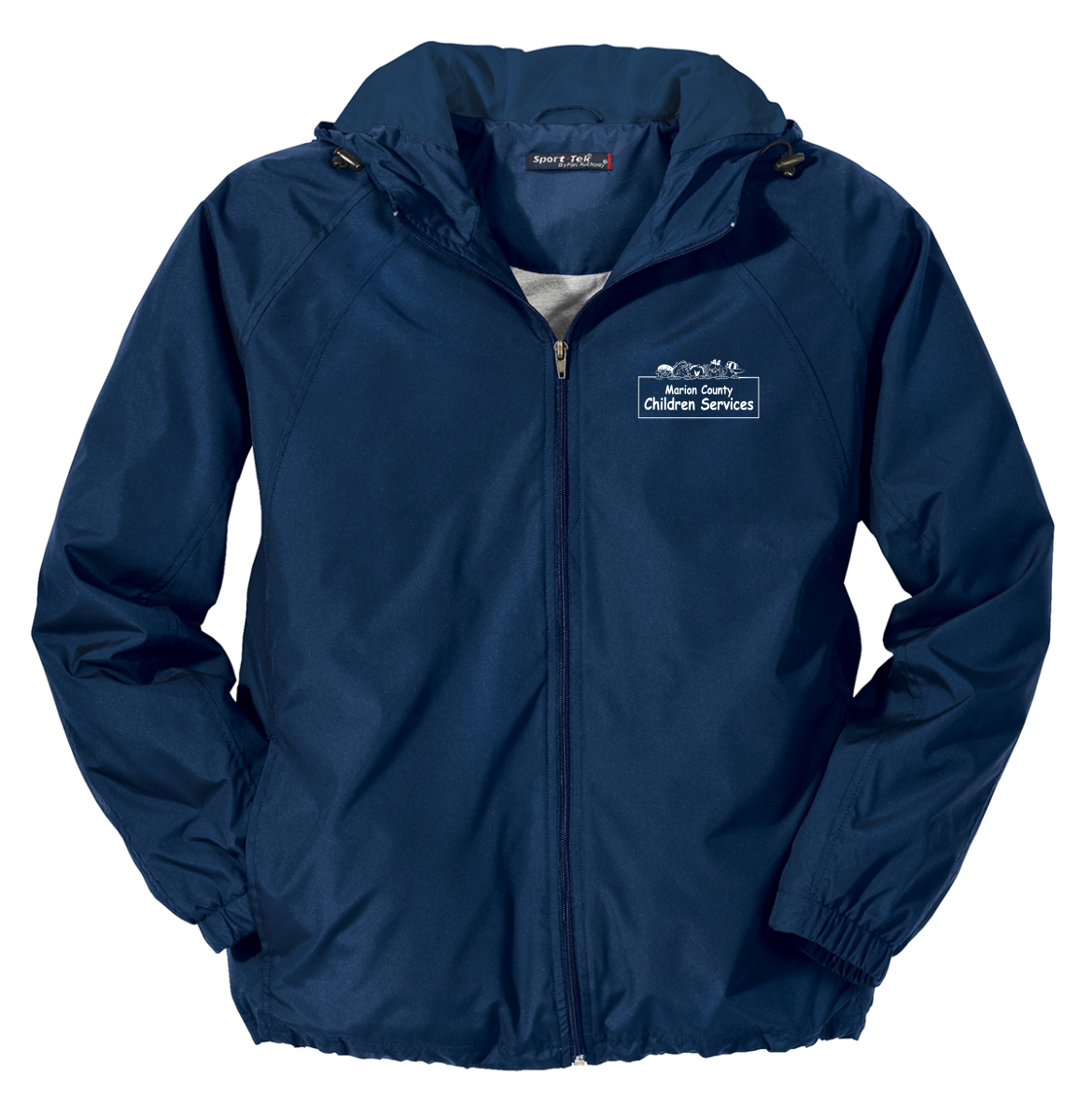 Children Services Hooded Raglan Jacket