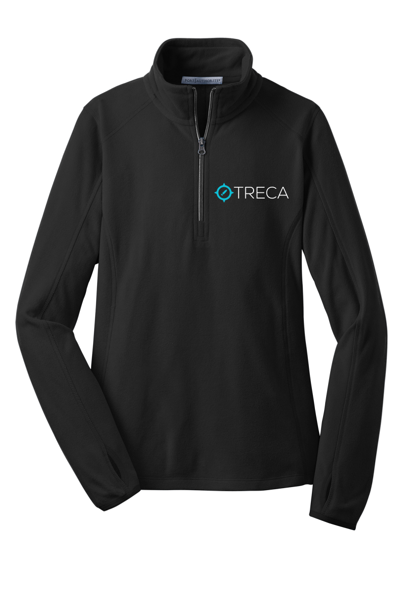 Treca Embroidered Port Authority® Microfleece 1/2-Zip Pullover