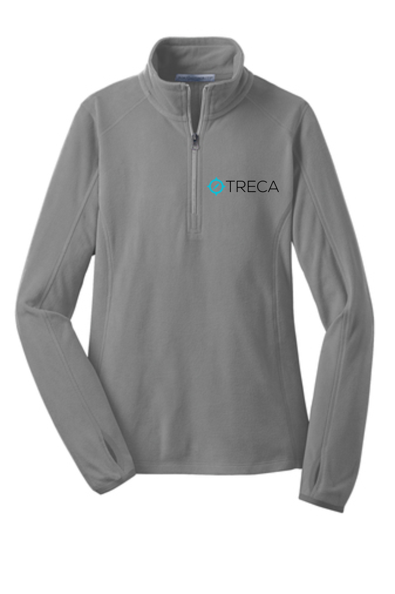 Treca Embroidered Port Authority® Microfleece 1/2-Zip Pullover