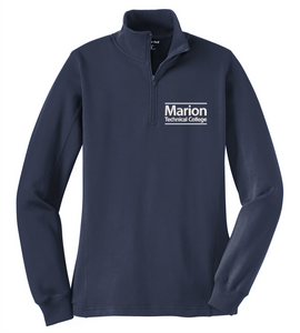 Marion Technical College Ladies 1/4 Zip Sweatshirt