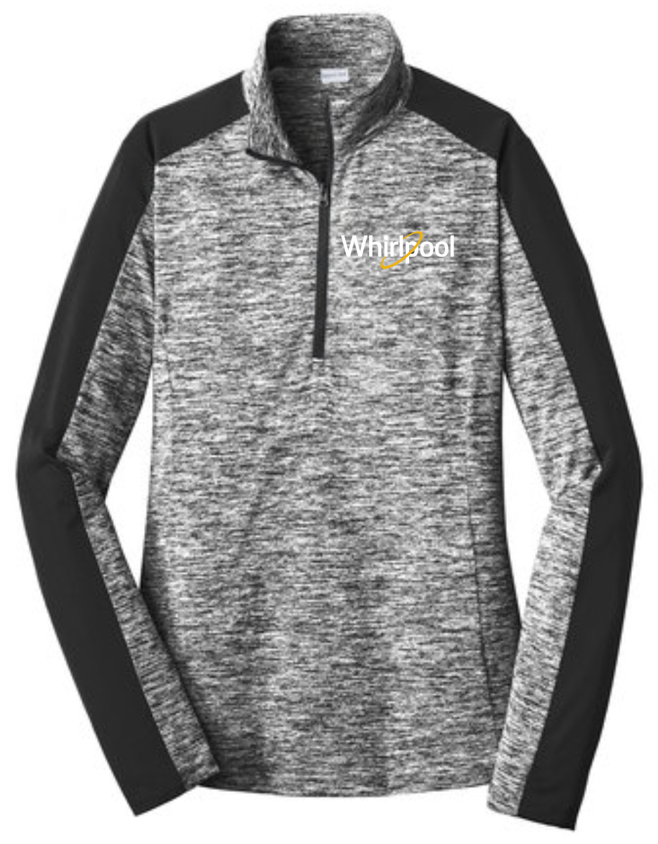 Sport-Tek® PosiCharge® Electric Heather Colorblock 1/4-Zip Pullover (Whirlpool)