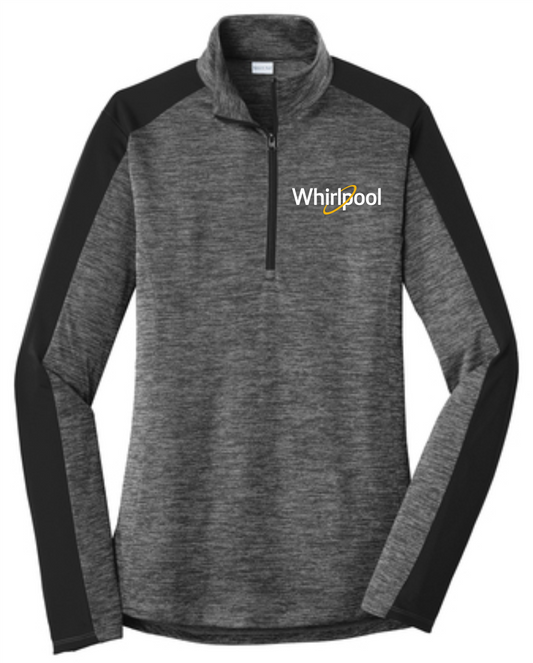 Sport-Tek® PosiCharge® Electric Heather Colorblock 1/4-Zip Pullover (Whirlpool)