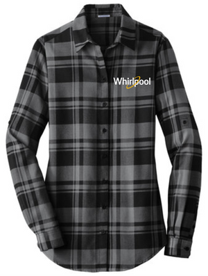 Port Authority® Plaid Flannel Shirt (Whirlpool)