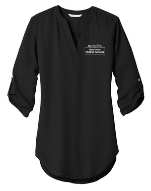Children Services  Ladies 3/4-Sleeve Tunic Blouse