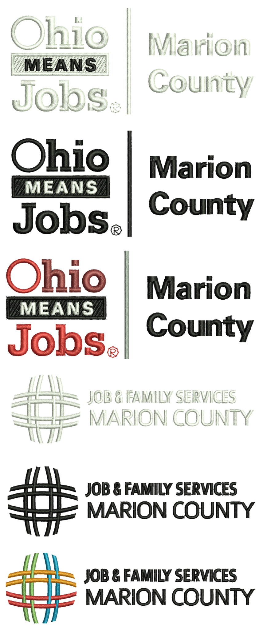 Marion County Jobs and Family Interlock Cardigan