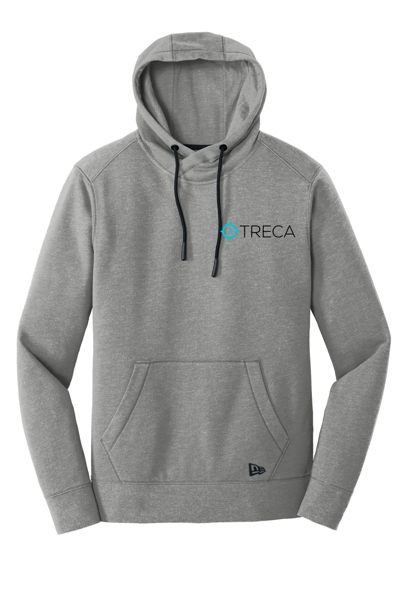 Treca Embroidered, New Era® Tri-Blend Fleece Pullover Hoodie