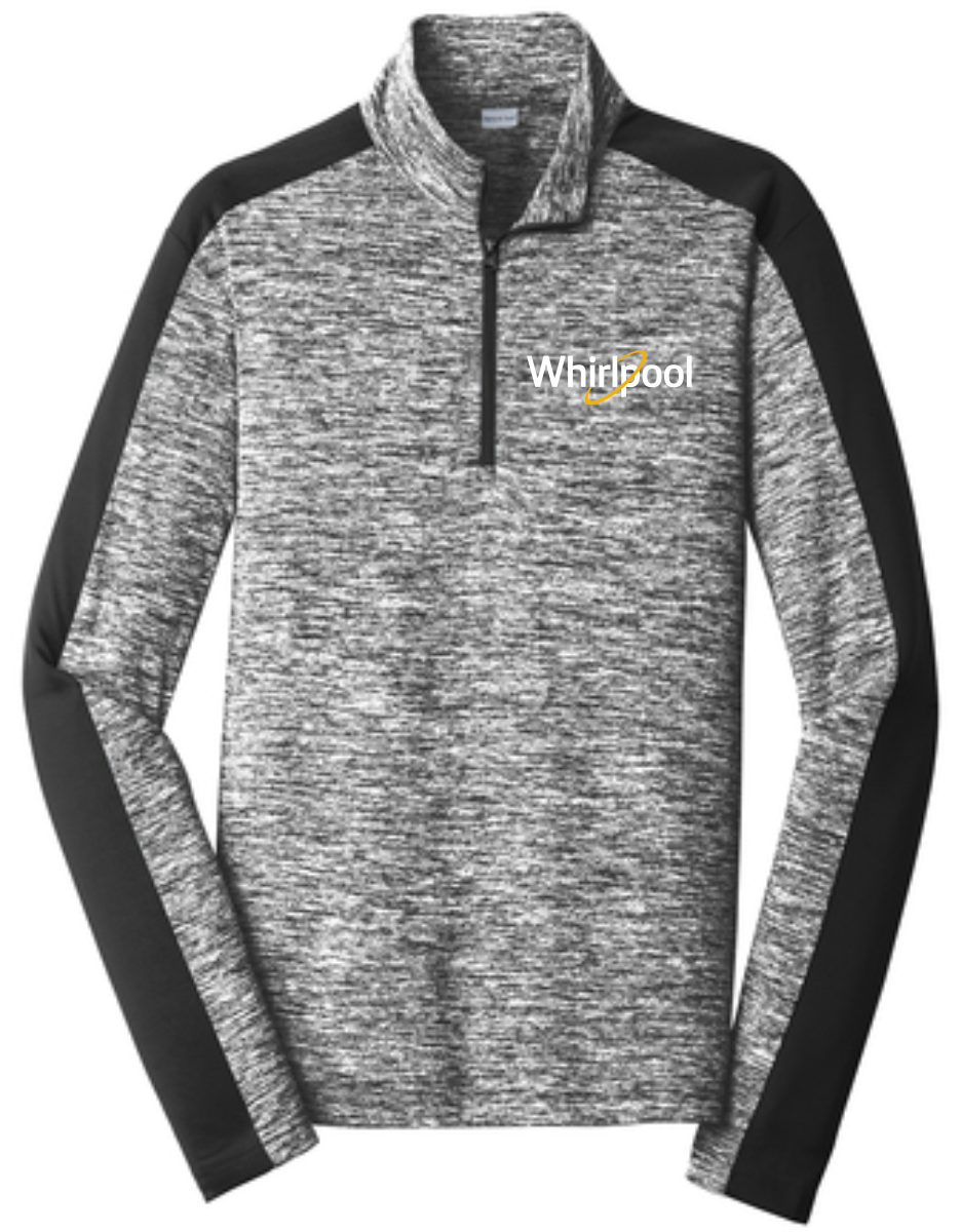Sport-Tek® PosiCharge® Electric Heather Colorblock 1/4-Zip Pullover (Whirlpool)