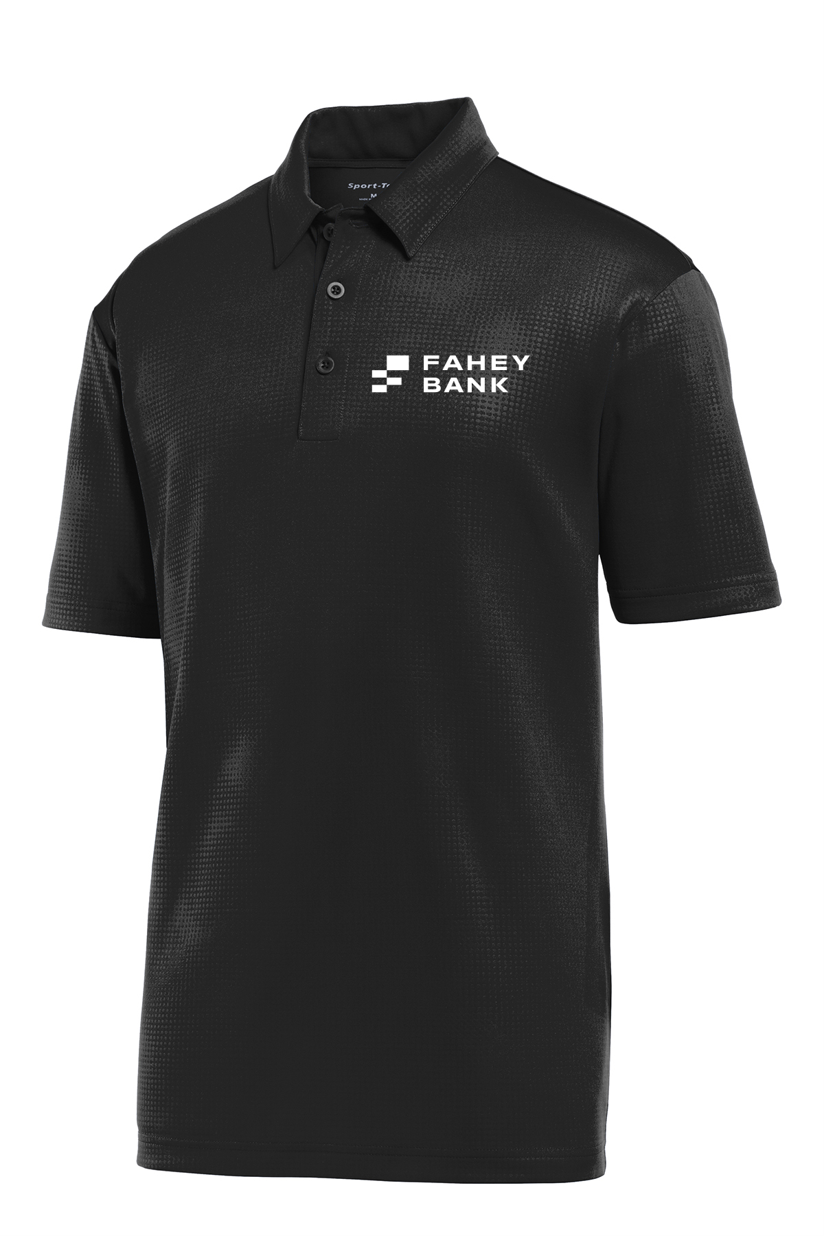 Sport-Tek® Embossed PosiCharge® Tough Polo® FAHEY Bank