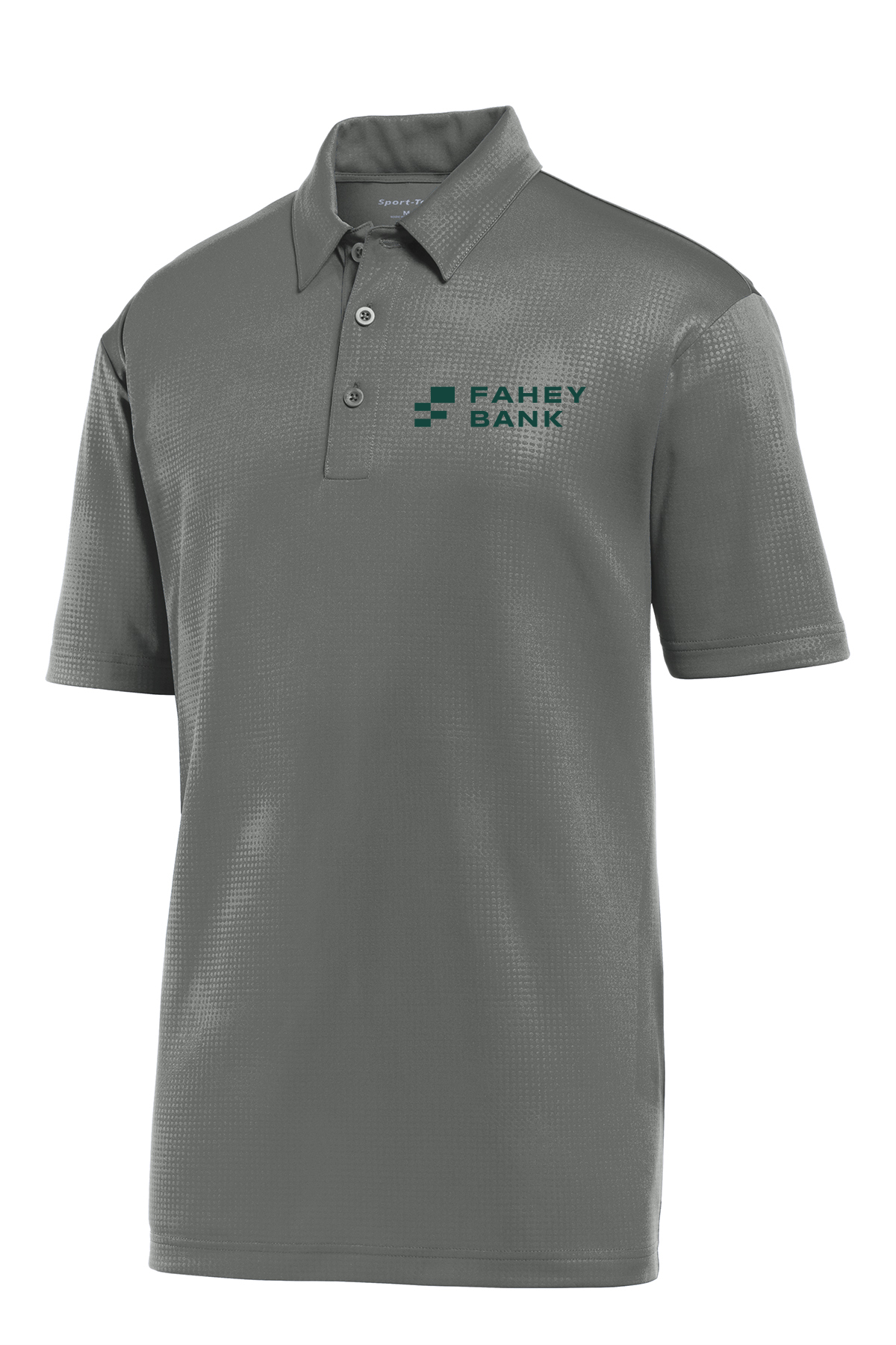 Sport-Tek® Embossed PosiCharge® Tough Polo® FAHEY Bank