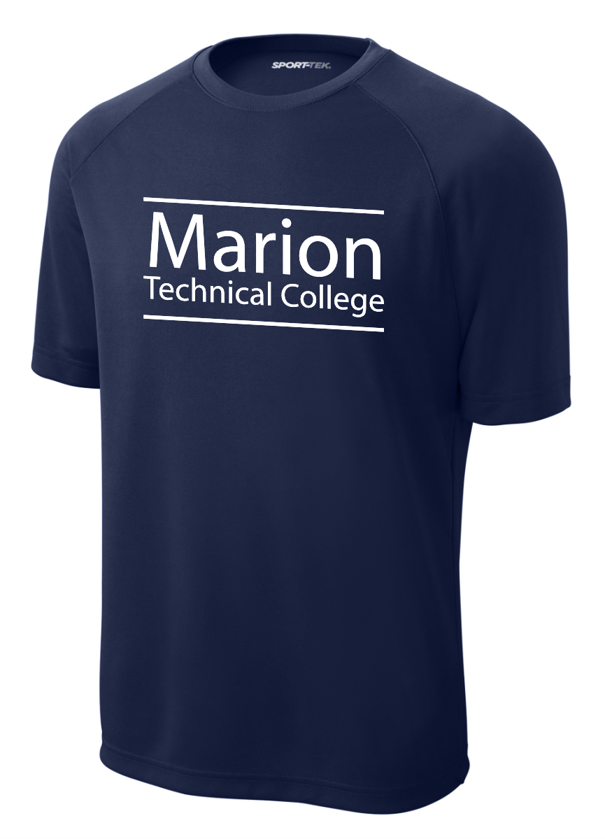Marion Technical College Dry Zone Short Raglan Sleeve Tee