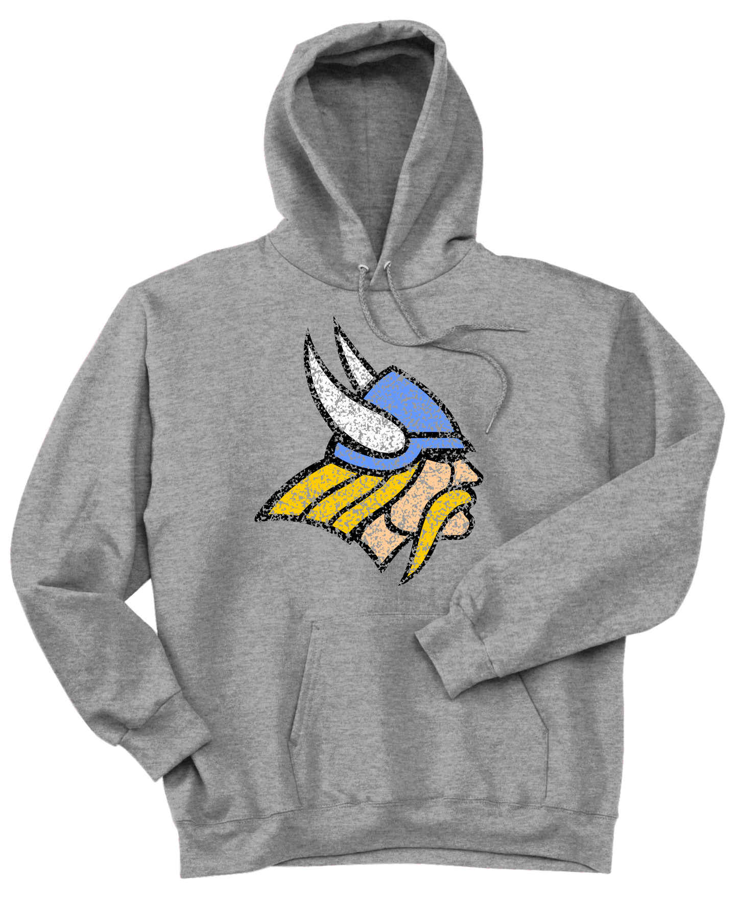 Weathered "Viking Head" Hoodie