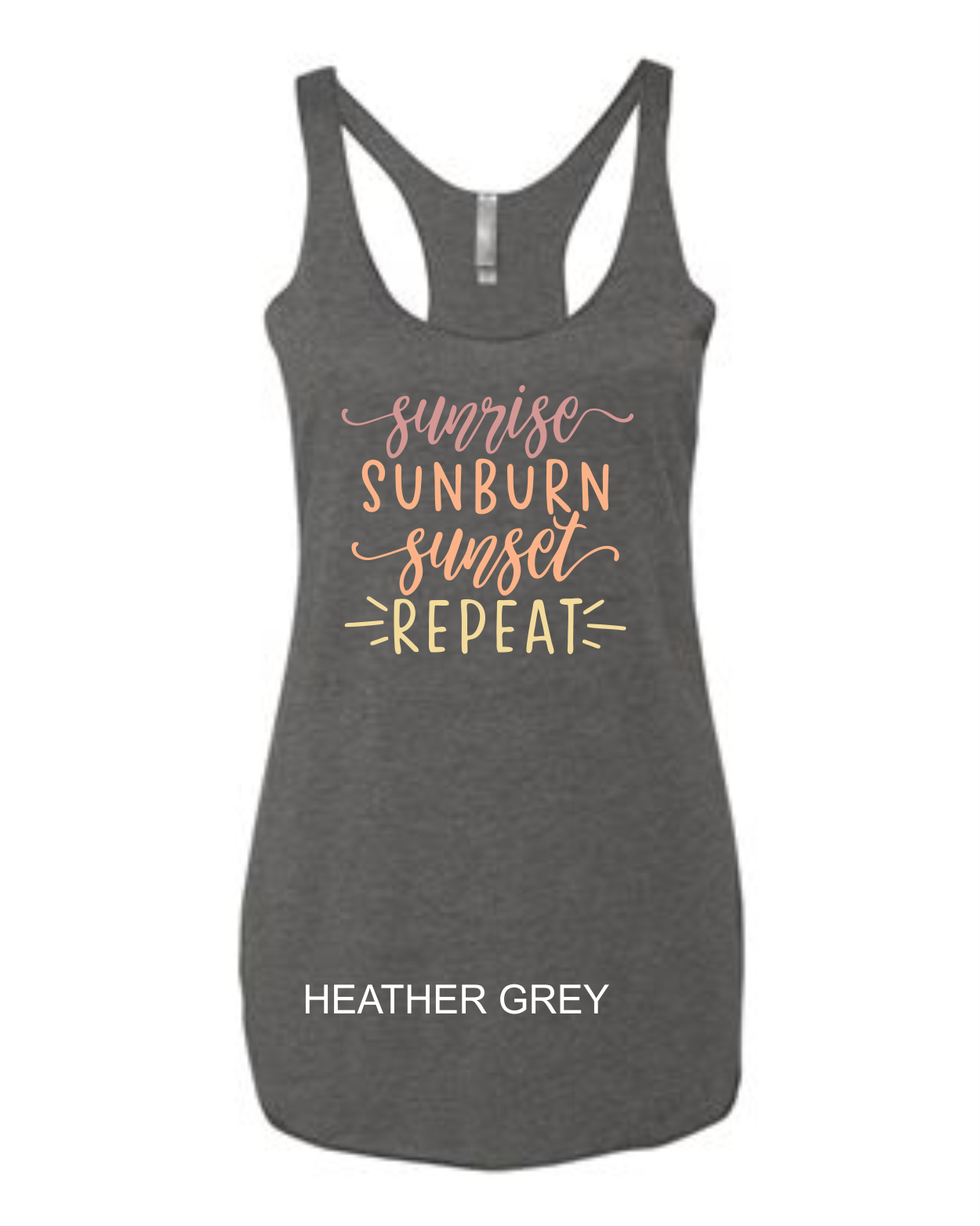 Sunrise, Sunburn, Sunset Tank