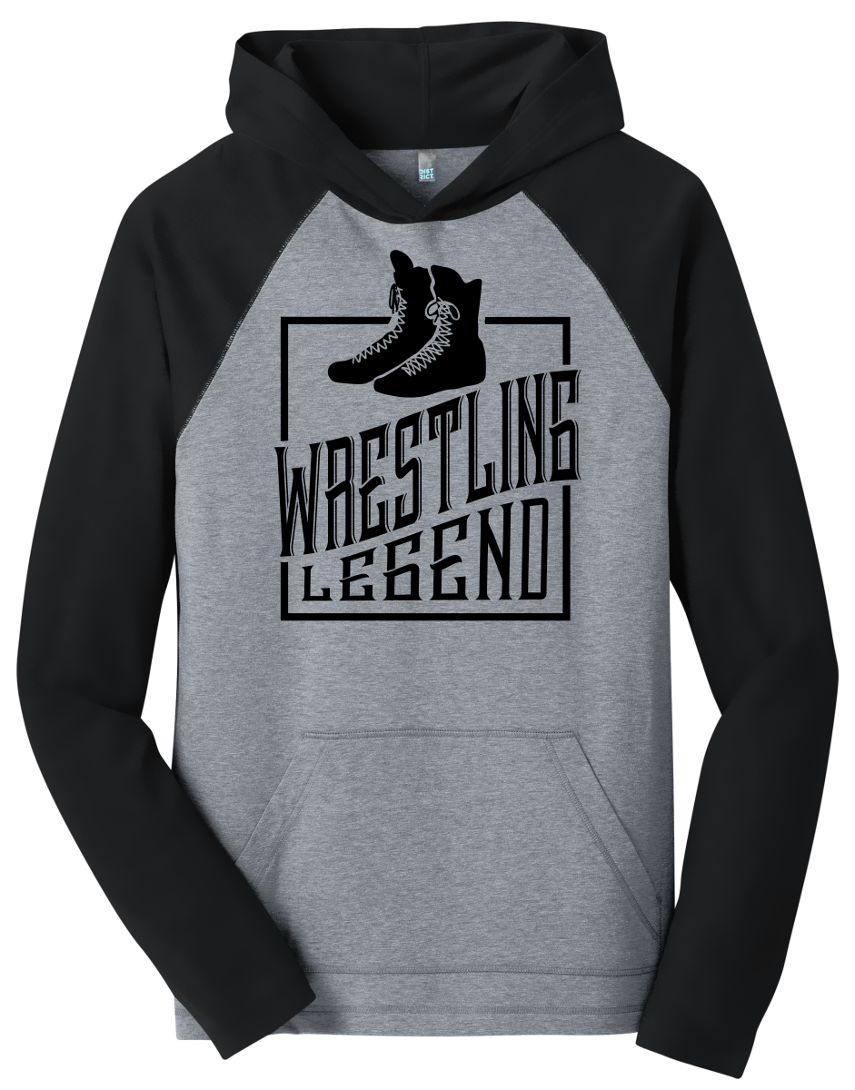Wrestling Ledgend Soft Raglan Hoodie